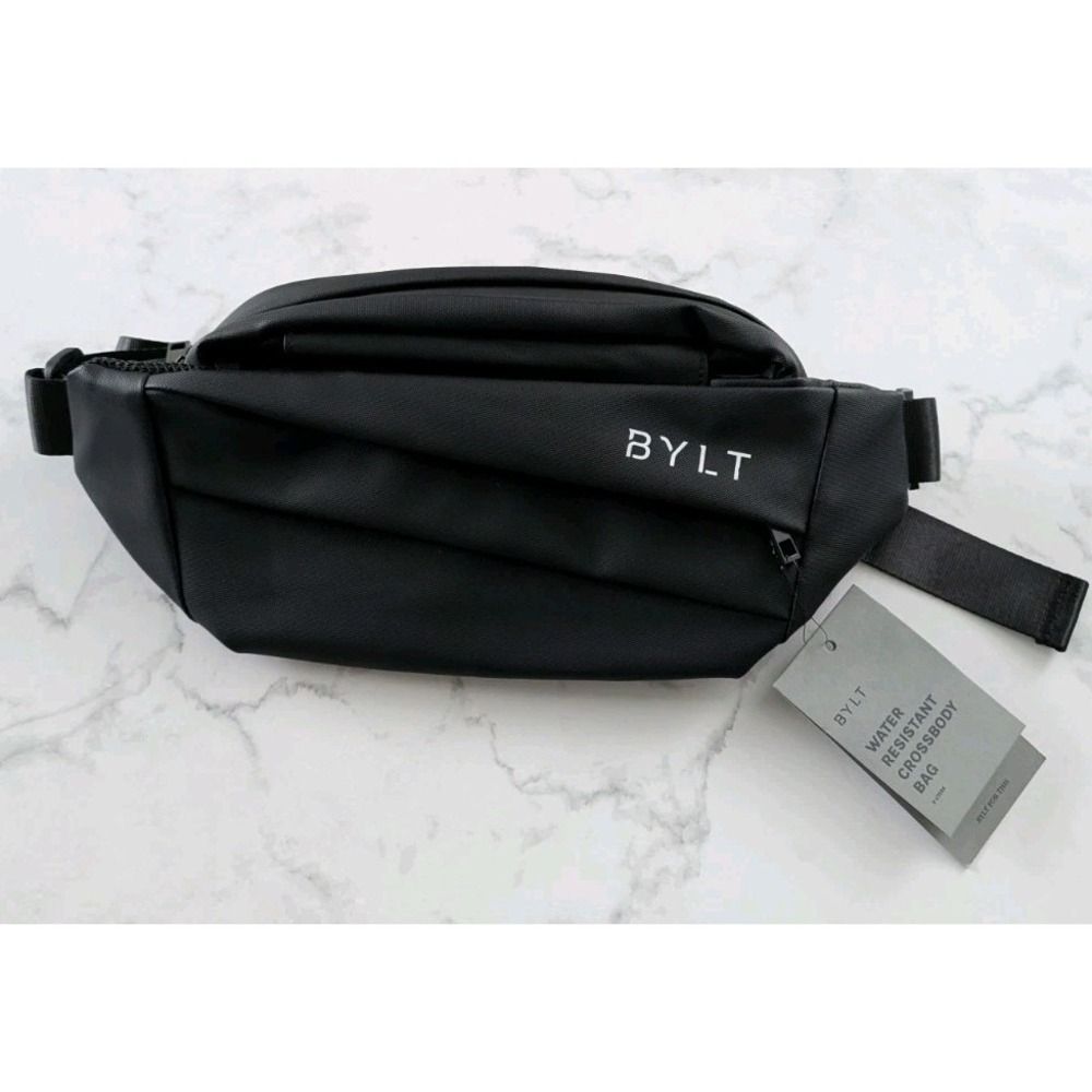 BYLT Water Resistant Crossbody Bag Black 2L UABG1028_001_OS Mens Womens NEW
